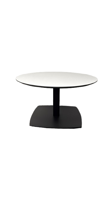 Table basse ronde 70x70 Résine et métal