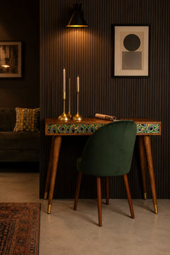 Table basse rectangulaire Dutch Bone Meena en bois