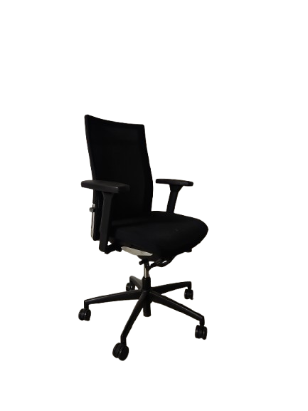 Fauteuil de bureau avec roulettes et rotation de l'assise