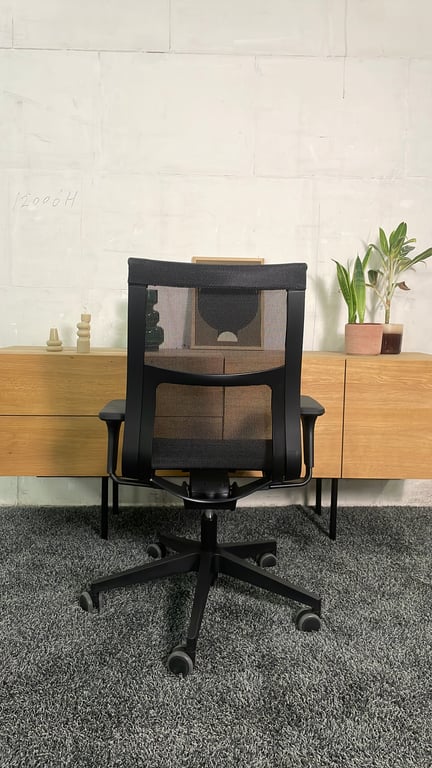 Fauteuil de bureau ICF Una plus Noir