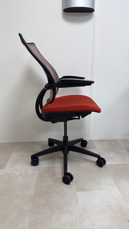 Fauteuil de bureau Humanscale Liberty Rouge - 3-4