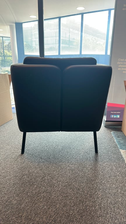 Fauteuil IKEA EKERO Noir - arriere