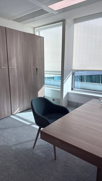 Armoire Haute en Métal et Bois