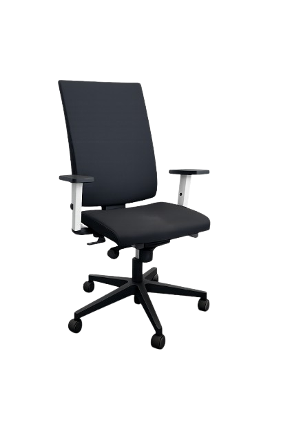Fauteuil de bureau noir avec accoudoirs réglables