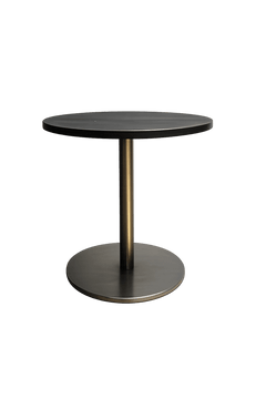 Table ronde 60x60 Noir et métal