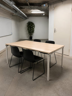 Table polyvalente rectangulaire 160x80 Steelcase