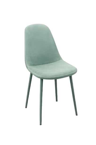 Chaise de réunion Velours Vert