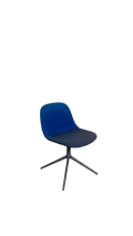 Chaise de réunion Muuto Fiber Bleu