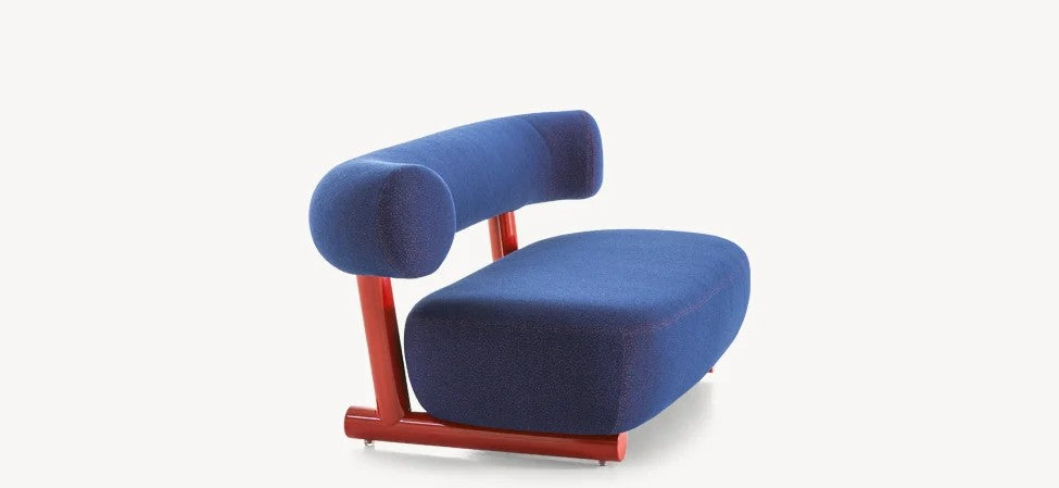 Canapé Moroso Pipe Bleu