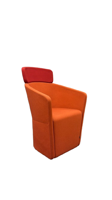 Fauteuil Bene Orange et Rouge