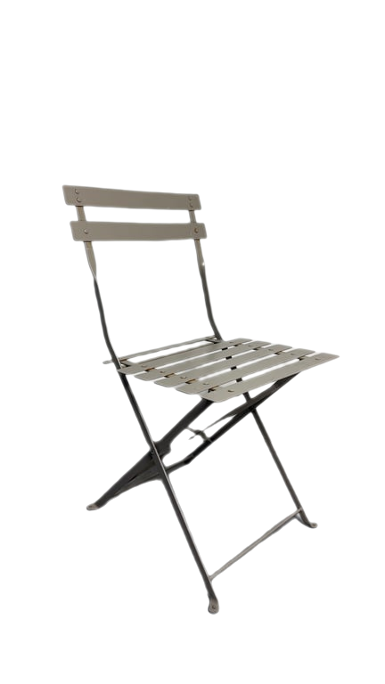 Chaise pliante en métal kaki - 3-4