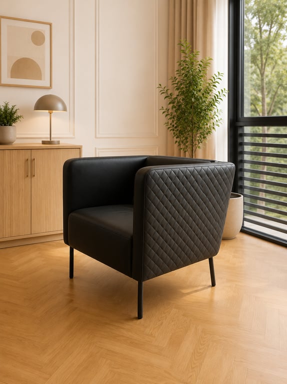 Fauteuil IKEA EKERO Noir