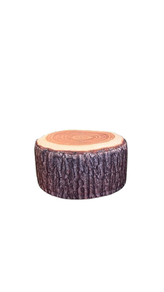 Pouf Assise en Plastique Marron Foncé - 3-4