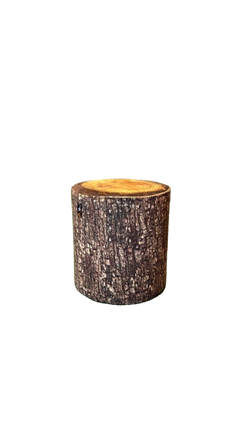 Pouf en plastique - Couleur marron foncé - 3-4