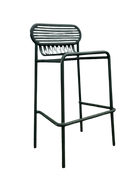 Petite Friture - Chaise/tabouret haut en métal, couleur Green House