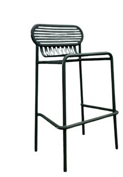 Petite Friture - Chaise/tabouret haut en métal, couleur Green House