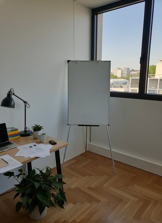 Viz-pro - Tableau Blanc pour feutres Velleda sans roulettes
