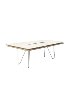 Table de réunion rectangulaire 240x125 Bene