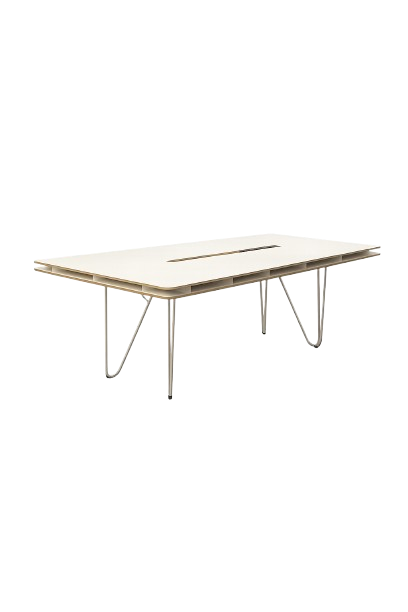 Table de réunion rectangulaire 240x125 Bene
