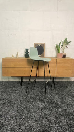 Tabouret haut Muuto Fiber Vert - 3-4