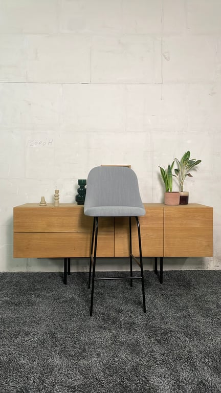 Tabouret haut Viccarbe Aleta - face