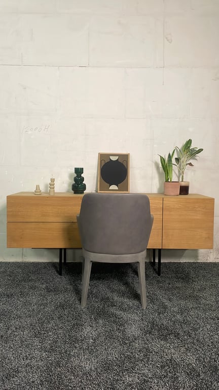 Fauteuil Molteni & C Chelsea Gris - arriere