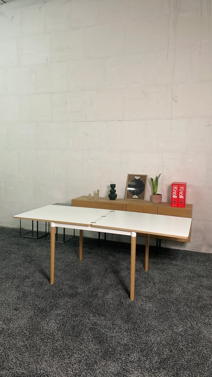 Table de cafétéria rectangulaire Bolia.com - Modèle Double up extensible