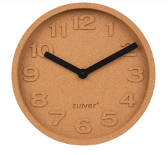 Horloge murale Zuiver Cork time