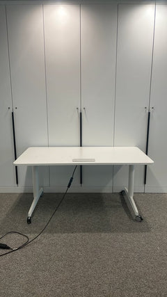 Table de réunion rectangulaire 160x80 Steelcase - face