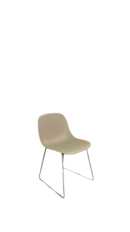 Chaise de cafétéria Muuto Fiber Side