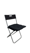 Chaise de cafétéria Gunde noir avec coussin - IKEA