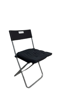 Chaise de cafétéria Gunde noir avec coussin - IKEA - 3-4