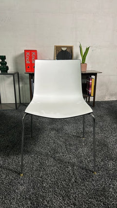 Chaise Arper Catifa 46 Blanc - face