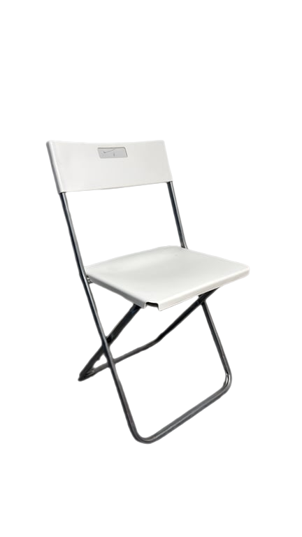 Chaise pliable IKEA Gunde Blanche