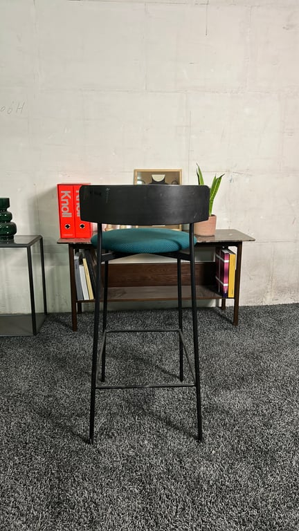 Tabouret de bar haut Fest Friday Bleu - arriere