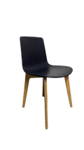 Chaise de cafétéria Enea design Noir