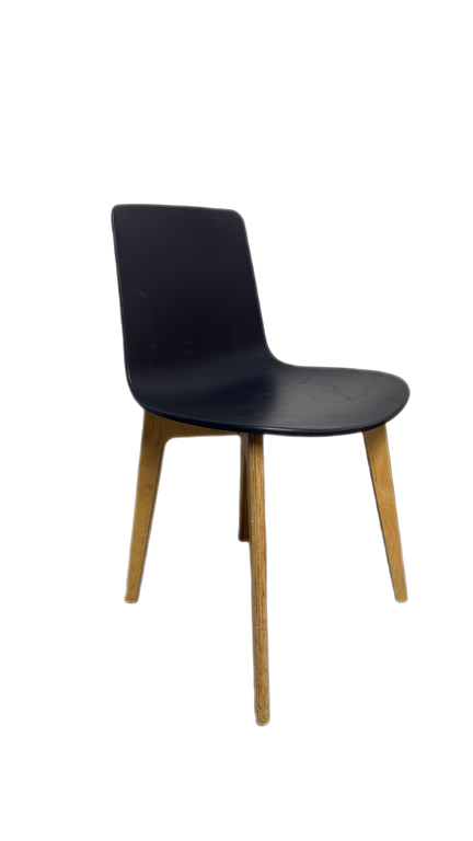 Chaise de cafétéria Enea design Noir