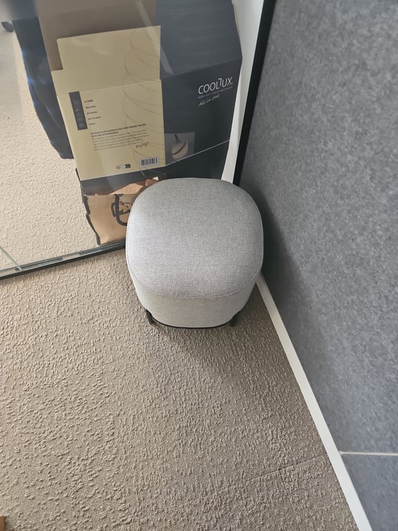 Pouf Tenzo Harry Gris clair - 3-4