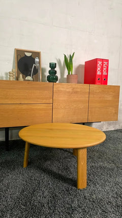 Table basse ronde 70x70 en bois