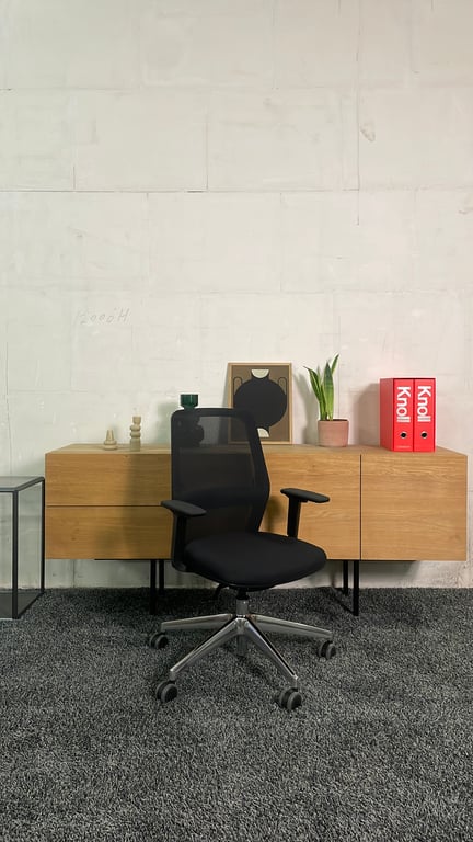 Fauteuil de bureau MDD Evo Noir - face