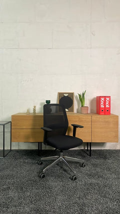 Fauteuil de bureau MDD Evo Noir - face