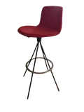 Tabouret haut rouge