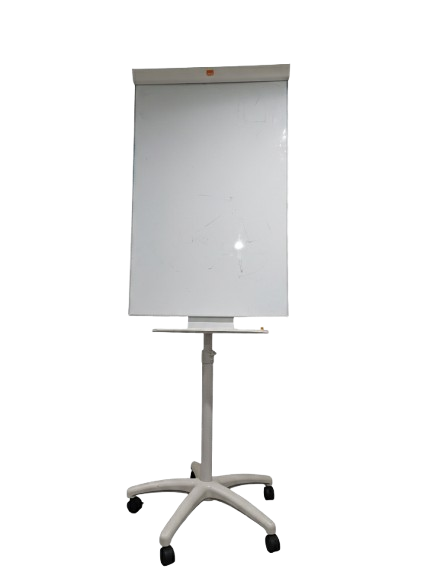 Tableau Blanc pour Feutres Velleda avec Roulettes