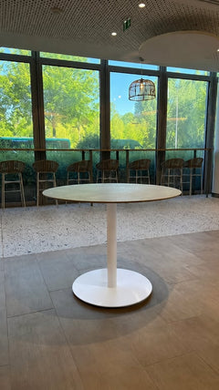 Table inox 4 pers rond - Pedrali