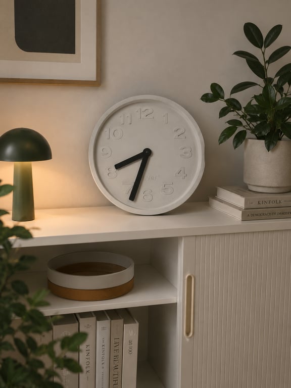Horloge murale Zuiver Concrete