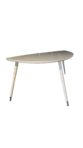 Table basse blanc mélaminé 107x53