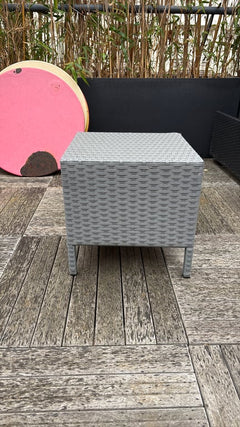 Table d'extérieur rectangulaire 36x36 Plastique gris - 3-4