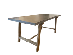 Table de réunion rectangulaire en bois - 3-4