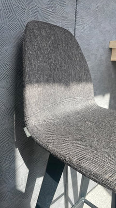 Chaise haute Moods Tissu gris - arriere