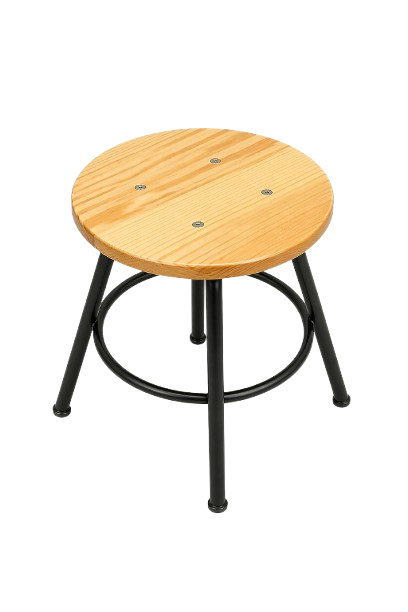 Tabouret en Bois et Métal